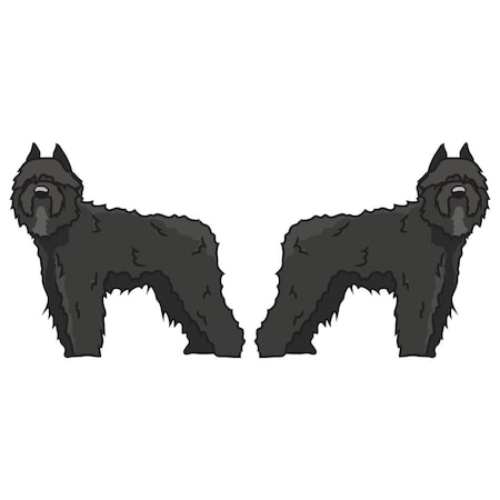 Signmission Bouviers Des Flandres Dog Decal, Dog Lover Decor Vinyl Sticker D-18-Bouviers Des Flandres